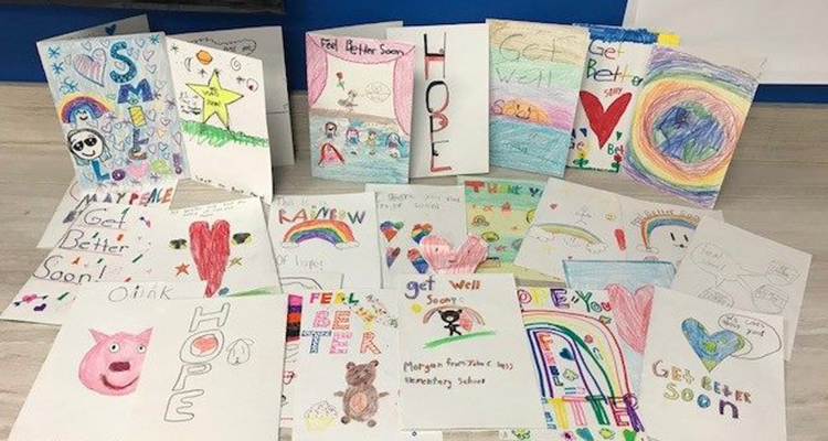 Cards and letters of appreciation have poured into Sunrise since the event.