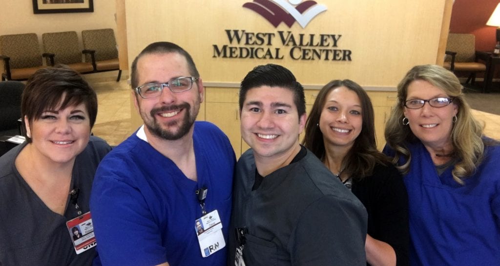 West Valley Medical Center volunteer nurses
