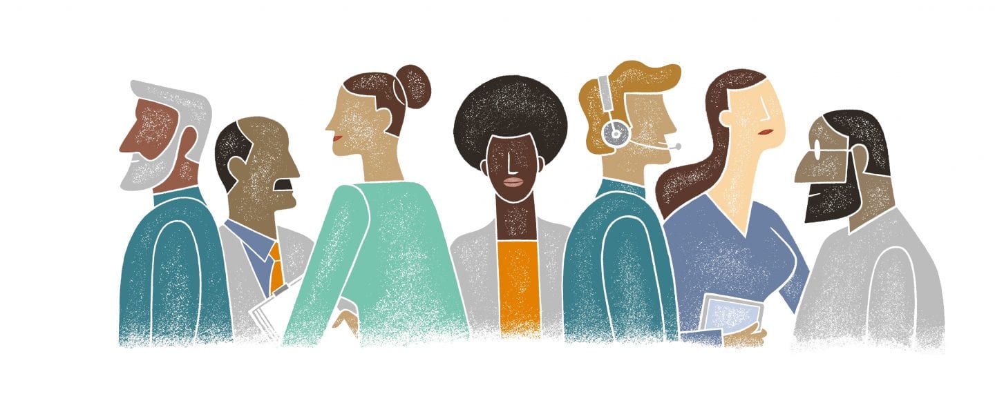 The Care Experience illustration
