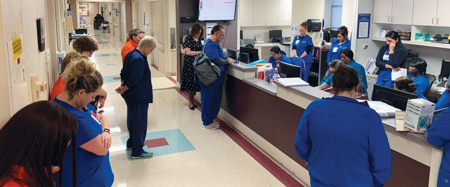 Progressive Care Unit staff at HCA Houston Healthcare Mainland