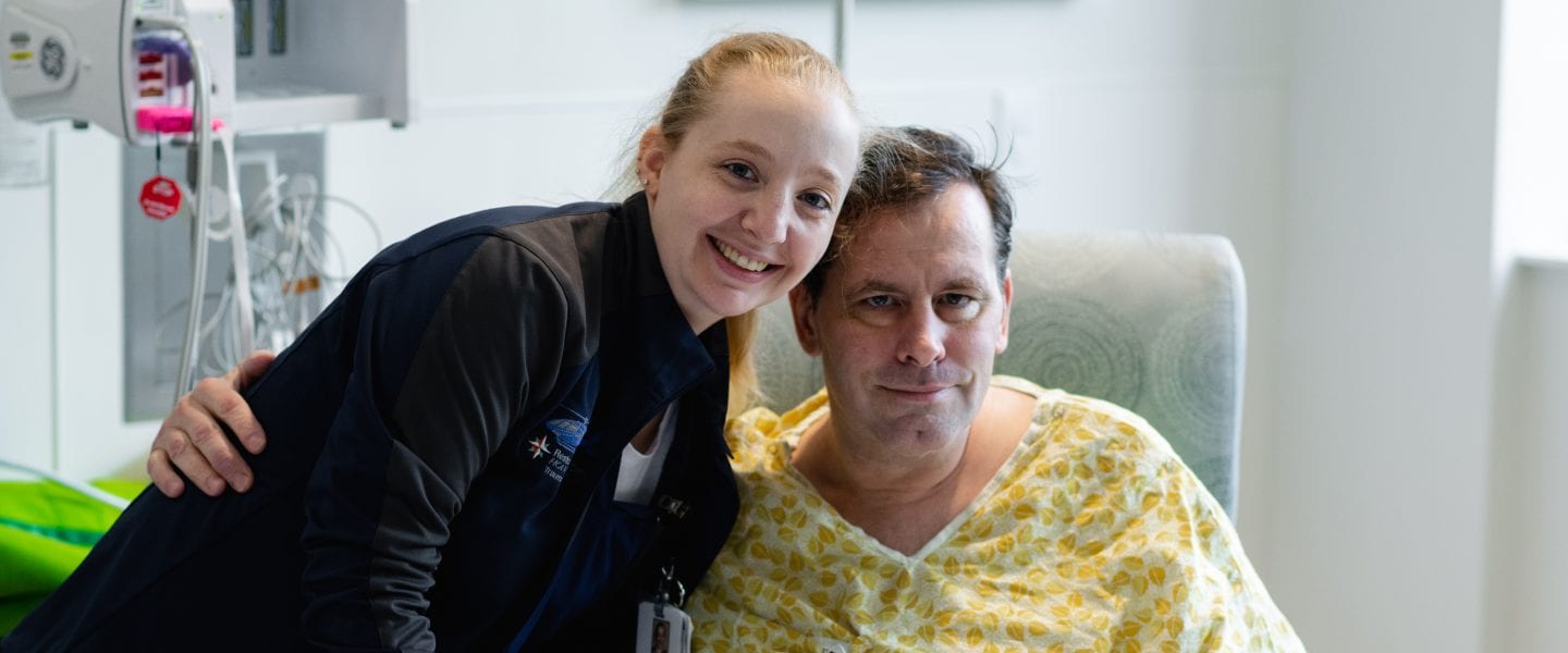 Abby DeSesso with patient