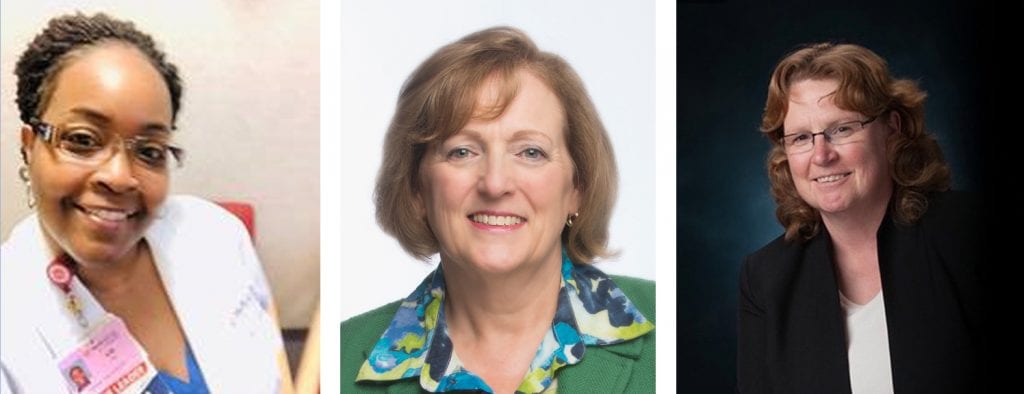 Left to right: Kim Carter, Karla Jones and LeeAnn England