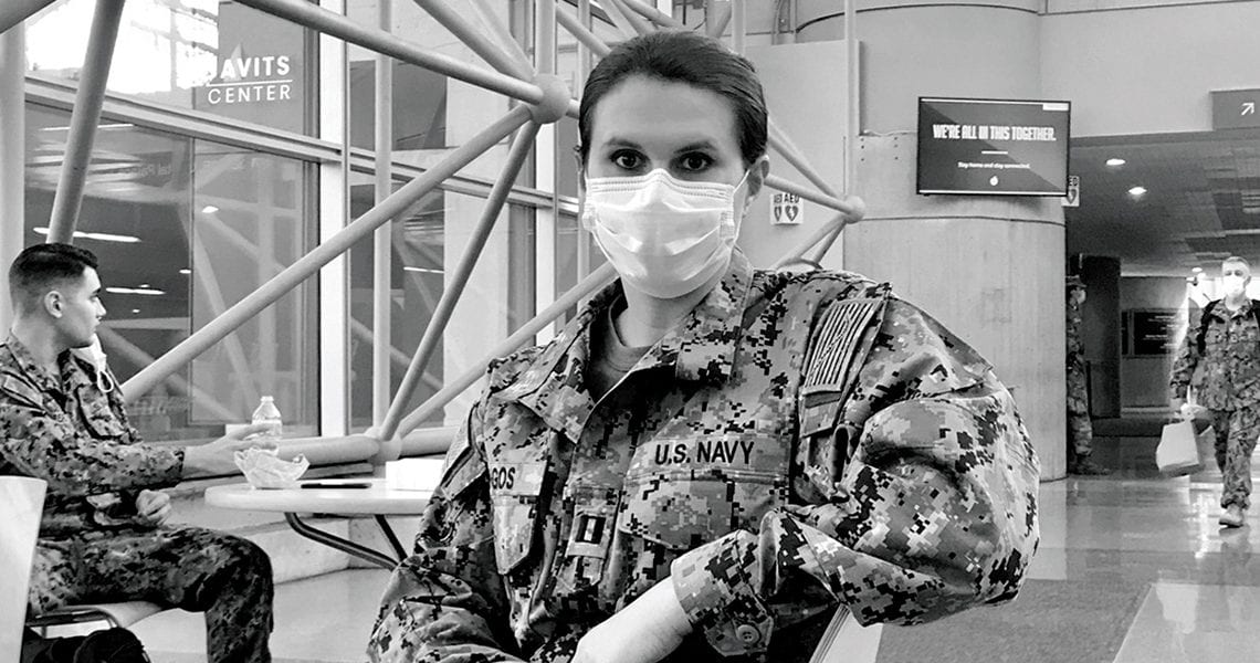 Maria Spingos, Director of nursing for behavioral health, West Florida Hospital, Pensacola, Fla., and Navy Reservist