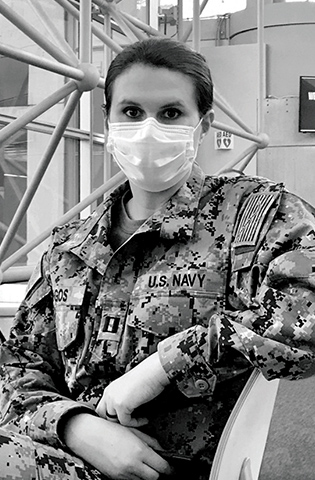 Maria Spingos, Director of nursing for behavioral health, West Florida Hospital, Pensacola, Fla., and Navy Reservist