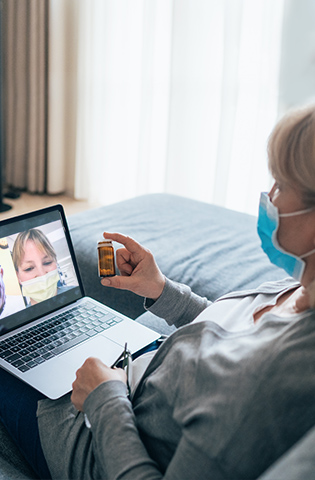 Video call with doctor