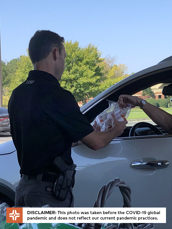 Uniformed law enforcement officers will be on-site at each HCA Healthcare take-back location to collect unused and expired prescription medication